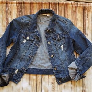 Distressed Jean Jacket